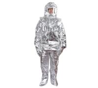 Combinaison ignifuge, Combinaison de protection thermique contre le feu, Combinaison de protection contre le feu 500-1000 °C, Combinaison en feuille d'aluminium(1000℃(1832℉),X-Large)