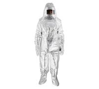 Combinaison Ignifuge Rayonnement Thermique | Combinaison Aluminisée Résistante À La Chaleur À 500 Degrés, Vêtements Ignifuges Haute Température En Tissu Aluminium