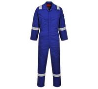 Portwest Combinaison Araflame Silver, Couleur: Bleu Royal, Taille: 46, AF73RBR46