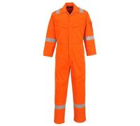 Portwest Combinaison Araflame Silver, Couleur: Orange, Taille: 50, AF73ORR50