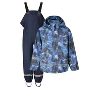 Combinaison imperméable en PU bébé Zigzag Kaspar Bleu 3 ans