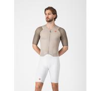 Combinaison intégrale Castelli S Speed courte beige blanche - XXL