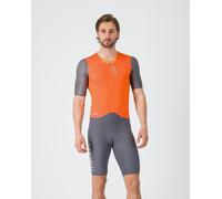 Combinaison intégrale Castelli Saturday Morning orange gris fumée - XL
