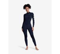 Combinaison intégrale en néoprène Roxy Swell Natural 3/2 mm bleu marine jaune marron femme - XXL