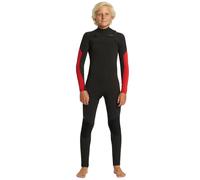 Combinaison intégrale enfant Quiksilver Everyday Sessions B (3/2mm) Front-Zip Rouge 10 ans