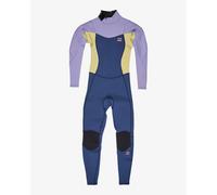 Combinaison intégrale fille Billabong n Synergy 3/2 Back-Zip Bleu 10 ans