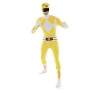 Combinaison intégrale Power Rangers Jaune - MORPHSUITS - Rangers Jaune - Lycra respirant étirable - Adulte