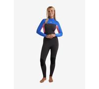 Combinaison intégrale Roxy Prologue+ Back Zip 4/3 mm noir électrique rose femme - M