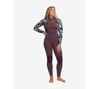 Combinaison intégrale Roxy Swell Natural 4/3 mm bordeaux femme - XS