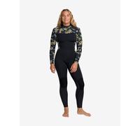 Combinaison intégrale Roxy Swell Natural Back Zip 4/3 mm noir femme - L
