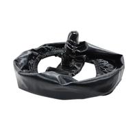 Combinaison Intégrée avec Plug Silicone pour Jeu SM, Ceinture Adjustables, Panties Chasteté Érotique, Utilisation Solo ou Couple, Matériau PVC, Noir