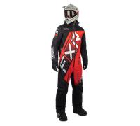FXR CX F.A.S.T. Insulated 2023 Costume de motoneige une pièce, noir-blanc-rouge, taille M pour homme