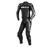 IXS Sport RS-800 1.0 Costume en cuir de moto de deux pièces, noir-gris-blanc, taille 2XL pour homme