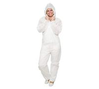 combinaison jetable 10 Gr. M - L - XL - XXL - XXXL- blanc - bleu - vert - de combinaison de protection de combinaisons jetables PP - combinaison de peintre - - BICAP (XL, blanc)