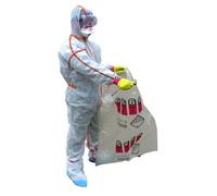 Combinaison jetable BASICLEAN PLUS CAT III TYPE 5/6 blanc T4 - SEGETEX-EIF - CS7034