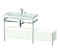 Duravit Happy D.2 Plus combinaison de vanité HP4863E3636 160x49cm, avec console en métal, 2 trous pour robinetterie, blanc