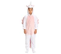 Combinaison licorne blanche et rose enfant 5-6 ans