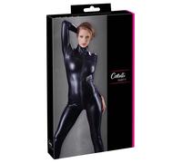 Combinaison longue sexy mate à col noir Cottelli PARTY - Taille XS