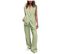 Combinaison Mariage Automne Pantalon De Costard Femme Combi Pantalon pour Les Fetes Ensemble Pantalon Fluide Tunique Legging Sport Vert D Eau Combi Pantalon Chemise Combinaison en Jean Bleu Ensemble