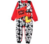Combinaison - Mickey - Garçon - Enfant 6/8A - Rouge - 100 % Polyester - 190 g/m² Fleece - TrendyFlair
