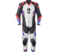Combinaison moto cuir GMS Grc-1 - noir/bleu/rouge 54