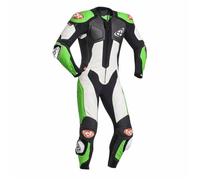 Combinaison moto cuir Ixon vendetta evo - noir/blanc/vert - 2XL L