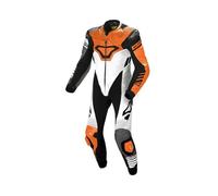 Combinaison moto d'une seule pièce Macna Tracktix - white/orange - M M