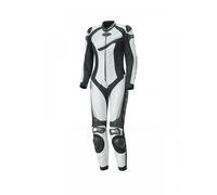 Held Ayana II Costume en cuir de moto pour femme d’une seule pièce, noir-blanc, taille 76 pour femmes