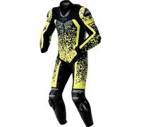 RST Moto Combinaison en cuir Pro Series D3O Airbag perforée 1 pièce L Noir/Jaune Néon