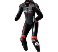 RST Moto - Combinaison cuir moto Race Dept V4.2 D3O Airbag une pièce perforée XS Noir/Rouge/Blanc