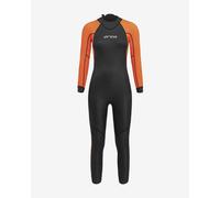 Combinaison néoprène Orca Vitalis Hi-Vis Open Water manche longue noir orange femme - S