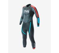 Combinaison néoprène TYR Hurricane Category 3 manche longue noir rouge bleu - XL