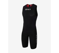 Combinaison néoprène Zone3 Streamline Sleeveless Swim Skin noir rouge - XL