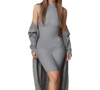 Combinaison Noir Moulante Femme Manche Habillé Neoprene Lingerie Lila Éponge Barboteuse Décontractée Couture Gala Zebre Fines Motif Wax Champagne Clair Aller Derrière