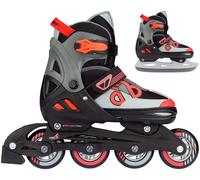Combinaison patin inline/patin à glace Nijdam Réglable - Red Raider - Large 37-40
