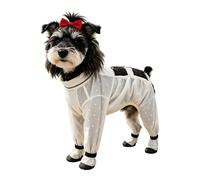 Combinaison Petit Chien - Body Élastique pour Animal avec Anneau en D et Sangle Ajustable,Body Léger pour Chien,pour Promenade Quotidienne Aventure Trajets Voyage Camping Été Extérieur