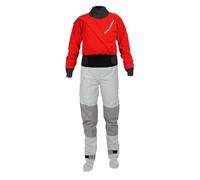 Combinaison PlongéE Homme Combinaison de Kayak étanche 3 Couches for Homme, Une pièce avec Joint en Latex for la flottaison en dérive(Red,S)