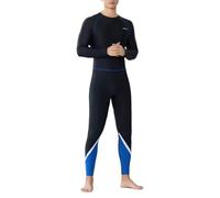 Combinaison Plongée Homme Combinaison De Plongée Neoprene 3Mm Bouée Nage en Eau Libre Maillot Bain Long Couche Modest Swimwear Combishort Chasse sous Marine Natation Trifonction Plongee Short Séchage