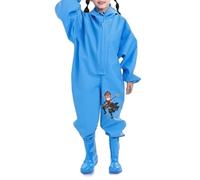 Combinaison Pluie Enfant Bebe Garcon Fille Imprimé Dessin Animé Tenue de Pluie Enfant Bebe avec Veste Coupe Vent et Pantalon Impermeable Surpantalon Imperméable de Sécurité Combi Enfants Anti-Boue