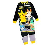 Combinaison Pokémon pour garçon de 4 à 12 ans, Noir , 5-6 ans