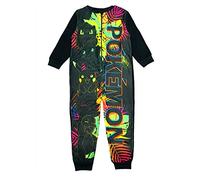 Combinaison Pokémon pour garçons, âges 4 à 12 ans, noir/vert, 5-6 Years