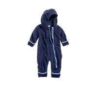 Combinaison polaire bébé - Playshoes - Navy - Capuche - Respirant - Oeko-Tex Standard 100 6-9 mois