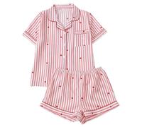 Combinaison Polaire Femme Ensembles Pyjashort Moelleux Pantacourt Ouverte Zippé Gaufré Set Panda Tres Entièrement Combi Tendance Debardeur Épais XL Soi Cars Personnaliser Rabat