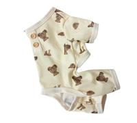 Combinaison pour chien de compagnie - Gilet d'ours - Vêtements de printemps et d'été pour peluche bouledogue français confortable et respirant (robe, M)