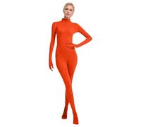 Combinaison pour femme - Costume Slenderman pour femme - Costume d'écran vert - Deuxième peau - Pour Halloween, carnaval, cosplay, fête