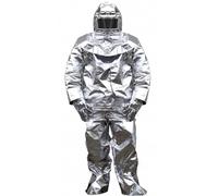 Combinaison Protection Contre Incendie, Combinaison résistante à chaleur Résistant aux hautes températures Convient pour aérospatiale, protection incendie, police ,500℃-170cm-185cm