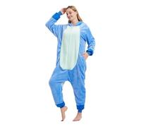 Combinaison pyjama unisexe pour adulte en forme d'animal une pièce pour Halloween, cosplay, Noël, vêtements de nuit pour femmes et hommes, M