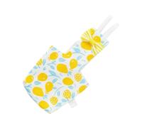 Combinaison réutilisable jaune avec doublure anti-fuite - Couche pour oiseau | Costume de vol confortable pour perroquet, pantalon d'intérieur pour pigeon, vêtement léger pour voyage, cage à domicile