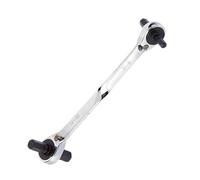 Combinaison réversible à double extrémité - clés à cliquet de précision avec poignée confortable | Ensemble polyvalent pour socket et tiroir, outil de maintenance de qualité industrielle, construction