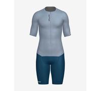 Santini Viper Short Sleeve Trisuit Bleu M Femme